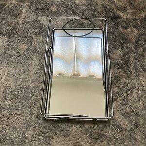 Elegant Silver Vanity Tray
